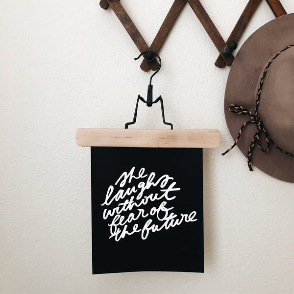 Print Display Hanger  A Modern way to hang your favorite everyday prints in your home.