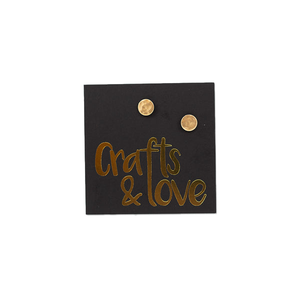 Eclipse Circle Stud Earrings