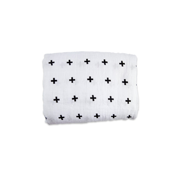 Swiss Cross Muslin Swaddle Blanket