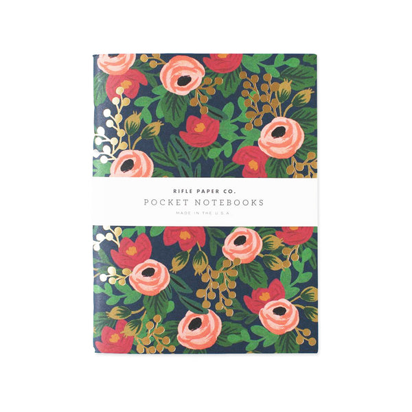 Rose Blossom Pocket Notebook Set