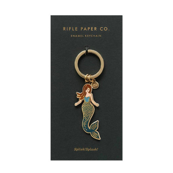 Mermaid Enamel Keychain