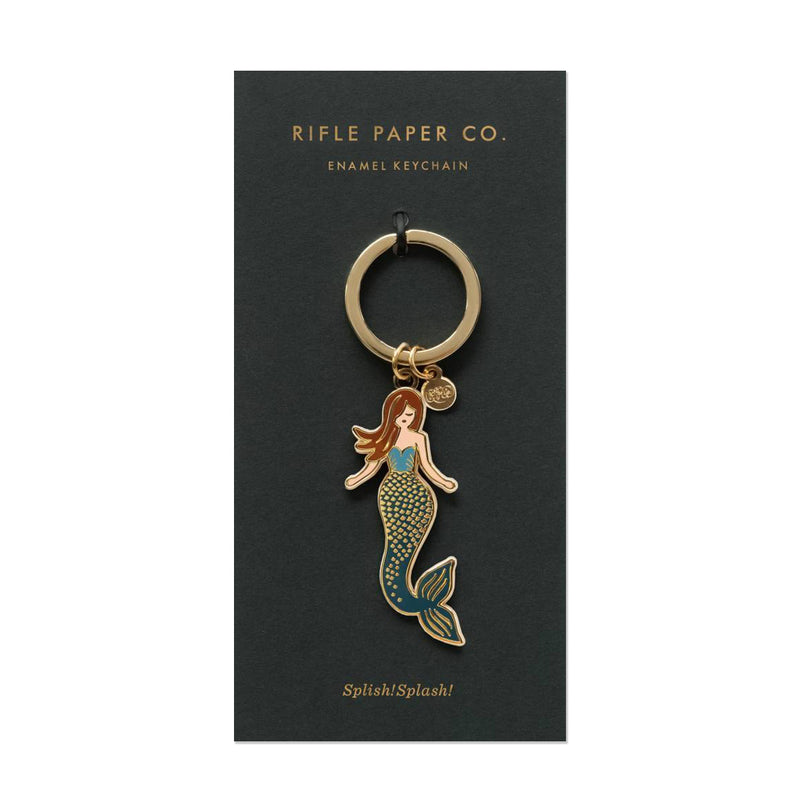 Mermaid Enamel Keychain