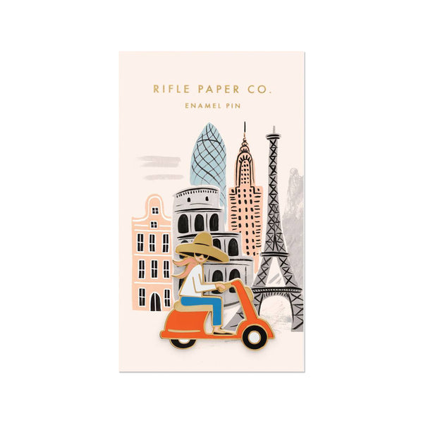 Scooter Enamel Pin