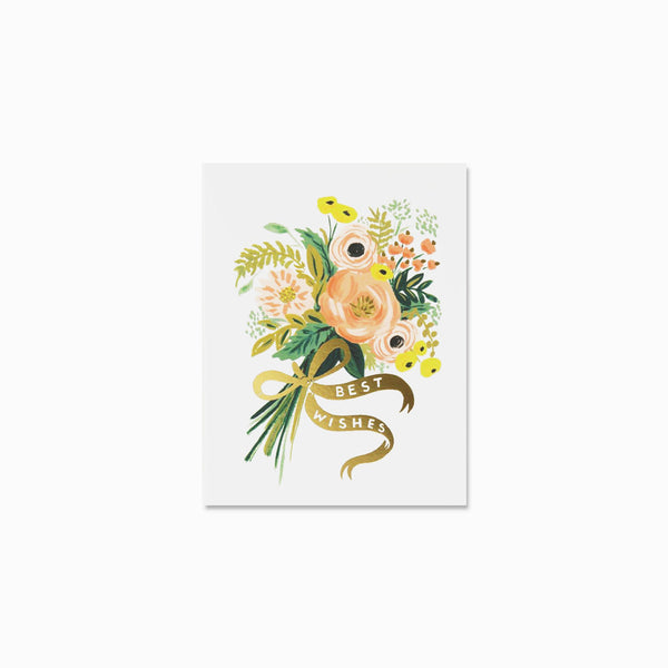 Best Wishes Bouquet Card