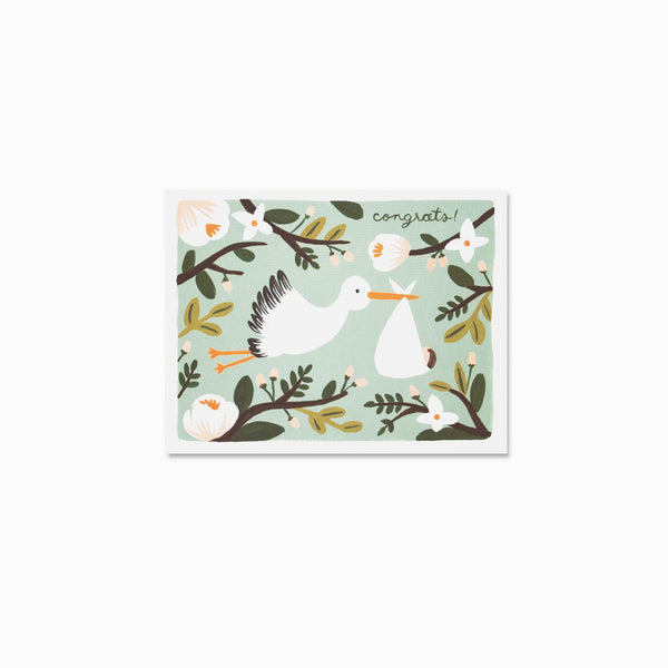 Congrats (Stork) Card