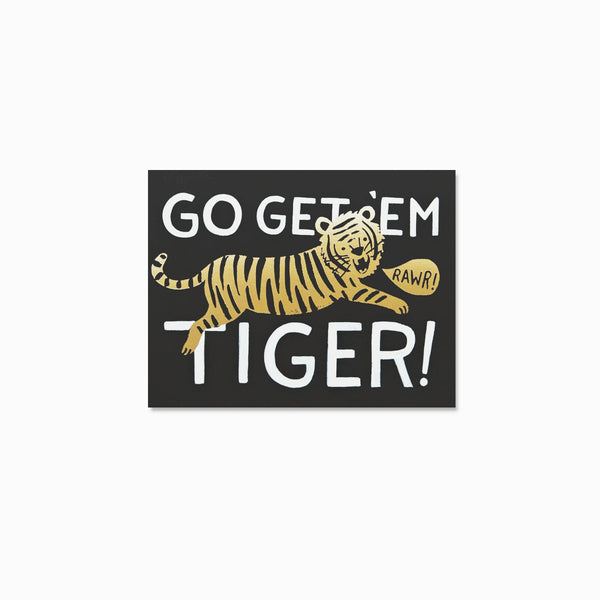 Go Get 'Em Tiger Card