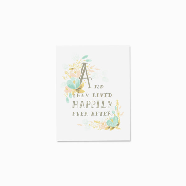 And They Lived Happily Ever After Card