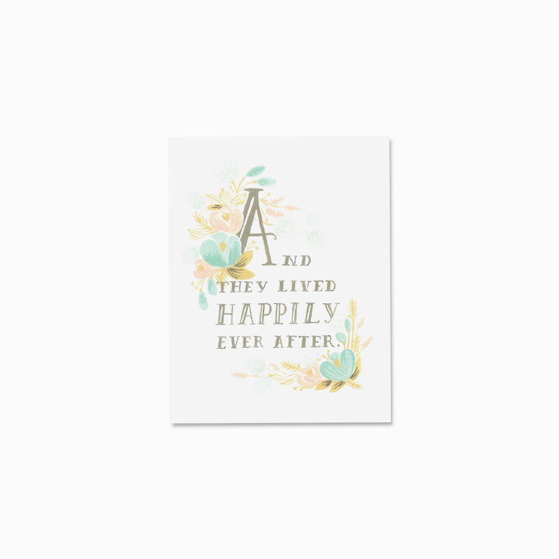 And They Lived Happily Ever After Card