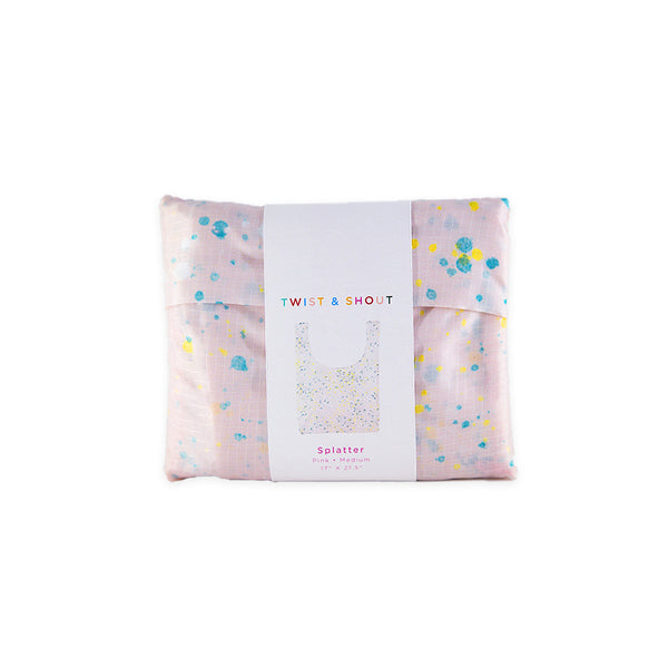 Twist & Shout Tote - Pink Splatter
