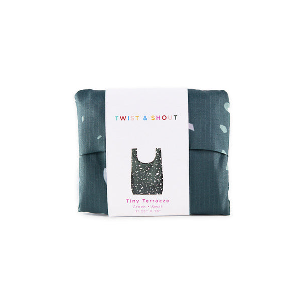 Twist & Shout Tote - Tiny Terrazzo Green