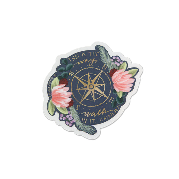 Compass Sticker