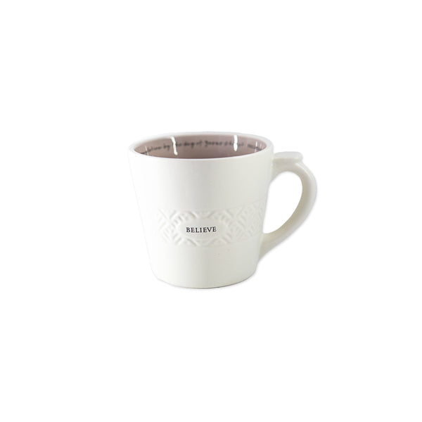 Believe Textured Mug