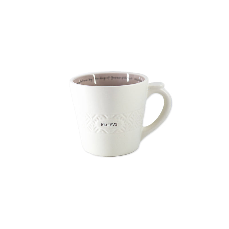 Believe Textured Mug
