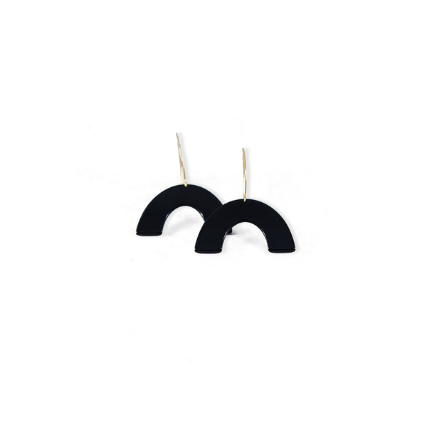 Black Rainbow Earrings