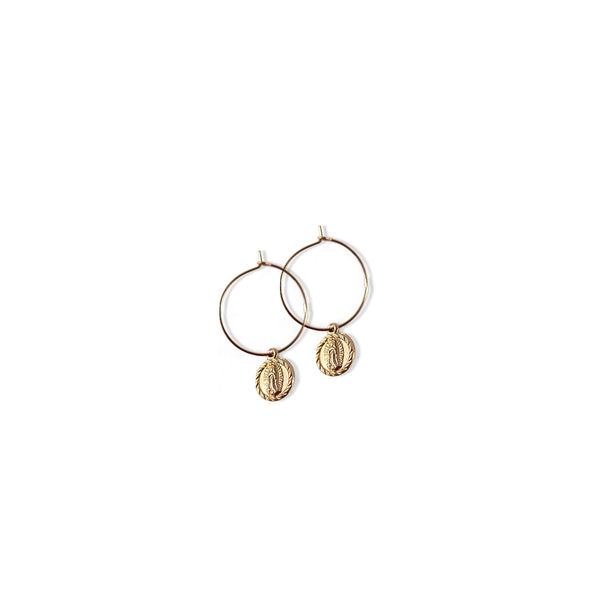 Mary Hoop Earrings