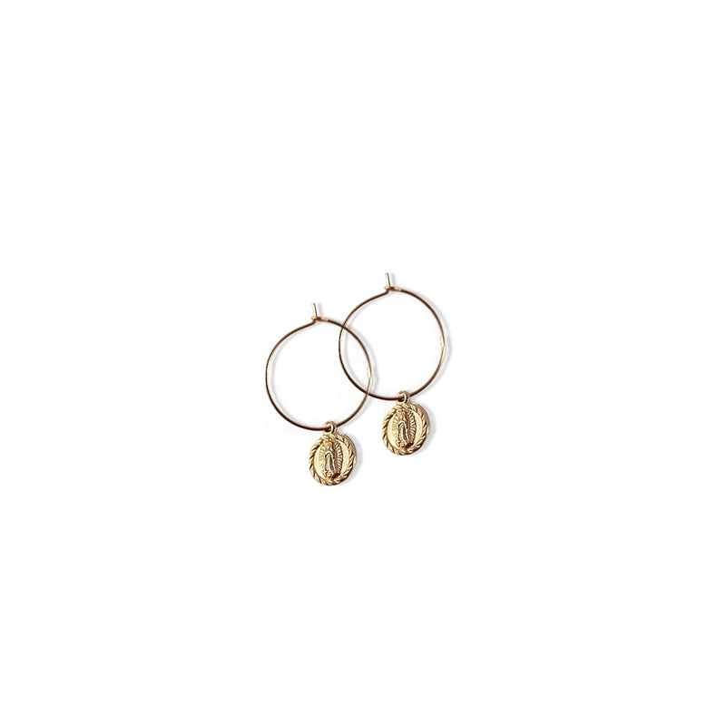 Mary Hoop Earrings