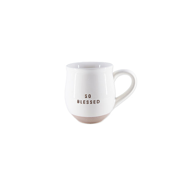 Blessed Ceramic Clay Dipped Mug