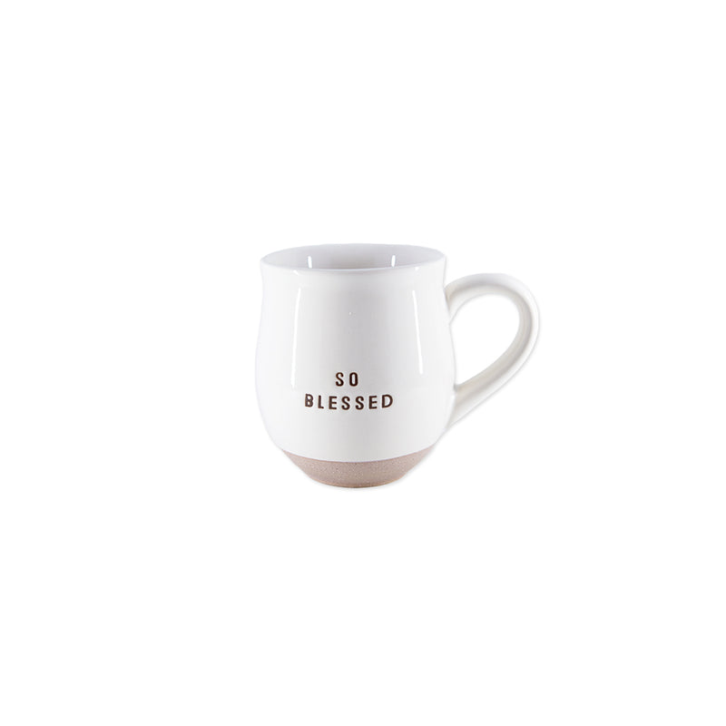 Blessed Ceramic Clay Dipped Mug
