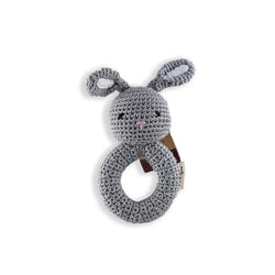 Bunny Ring Crocheted Rattle