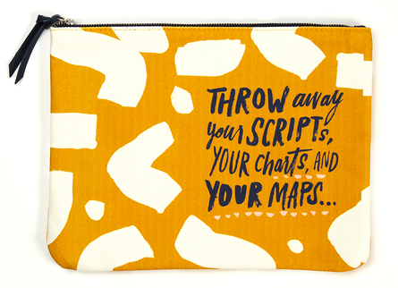 Throw Away Your Scripts Pouch