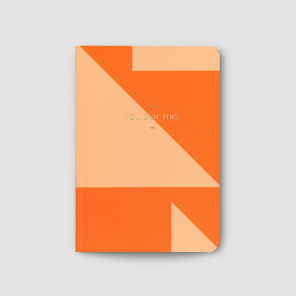 You Got This Journal  When we set out to create these journals, we envisioned bright, bold covers with gold foil-stamping and a clean, modern look.